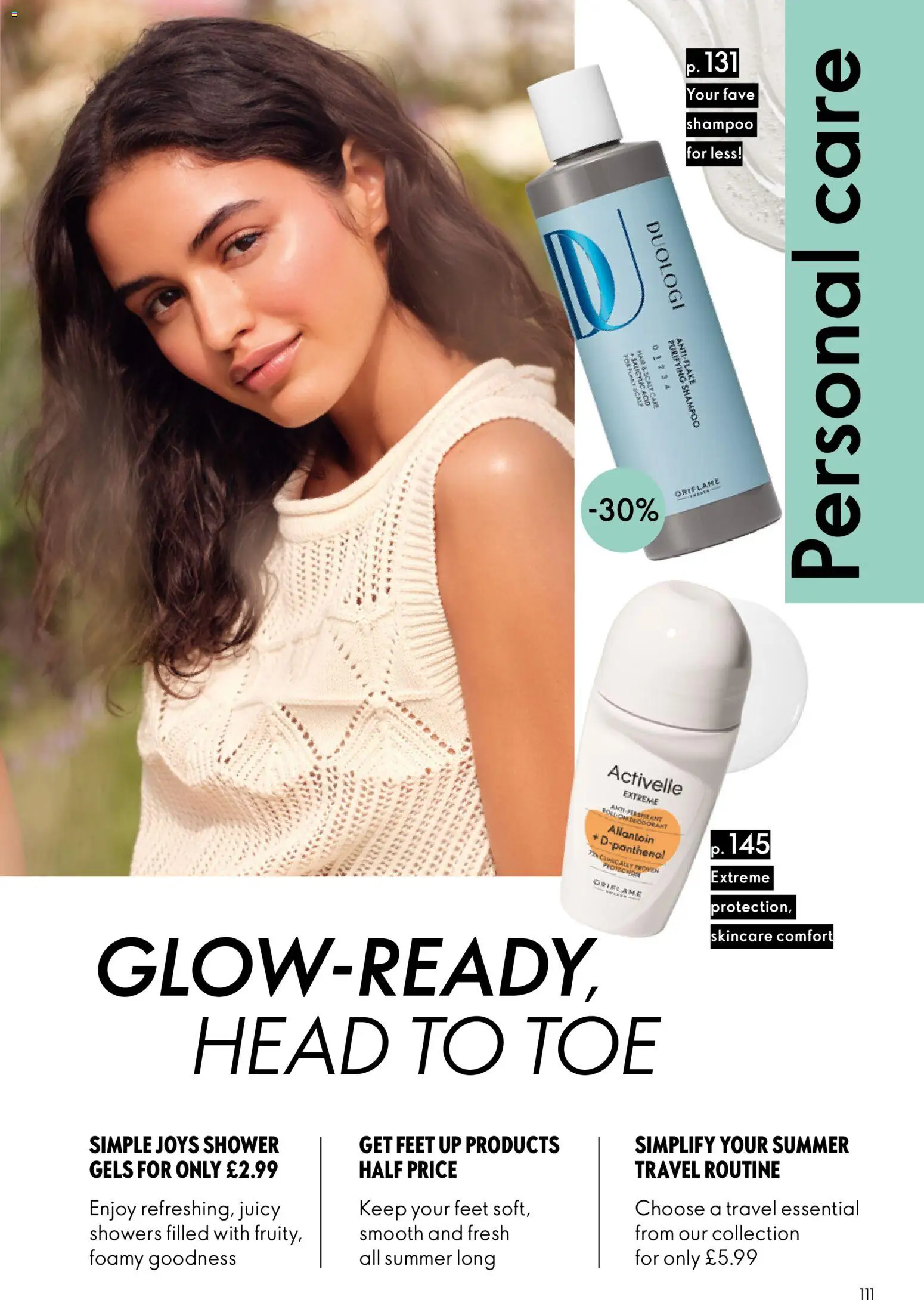 {H1} | Page: 111 | Products: Shower, Shampoo