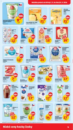 Náhled letáku ZAKYSANÁ SMETANA 12% KARLOVA KORUNA, Zakysaná smetana 12% Karlova Koruna od 02.09.2026 | Strana: 4