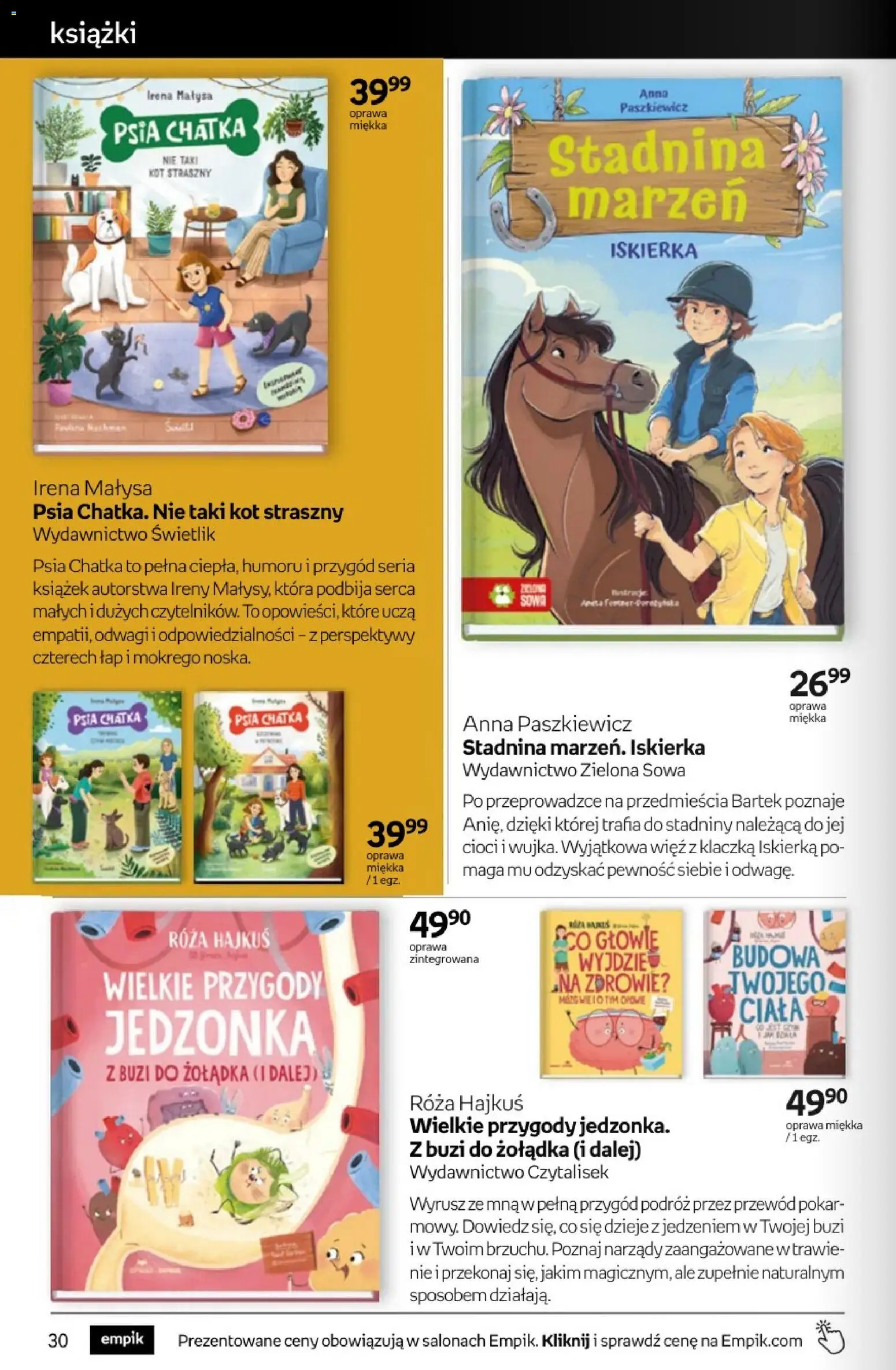 Empik promocje - Tom kultury Książki od 29.07.2026 | Strona: 30 | Produkty: Książki