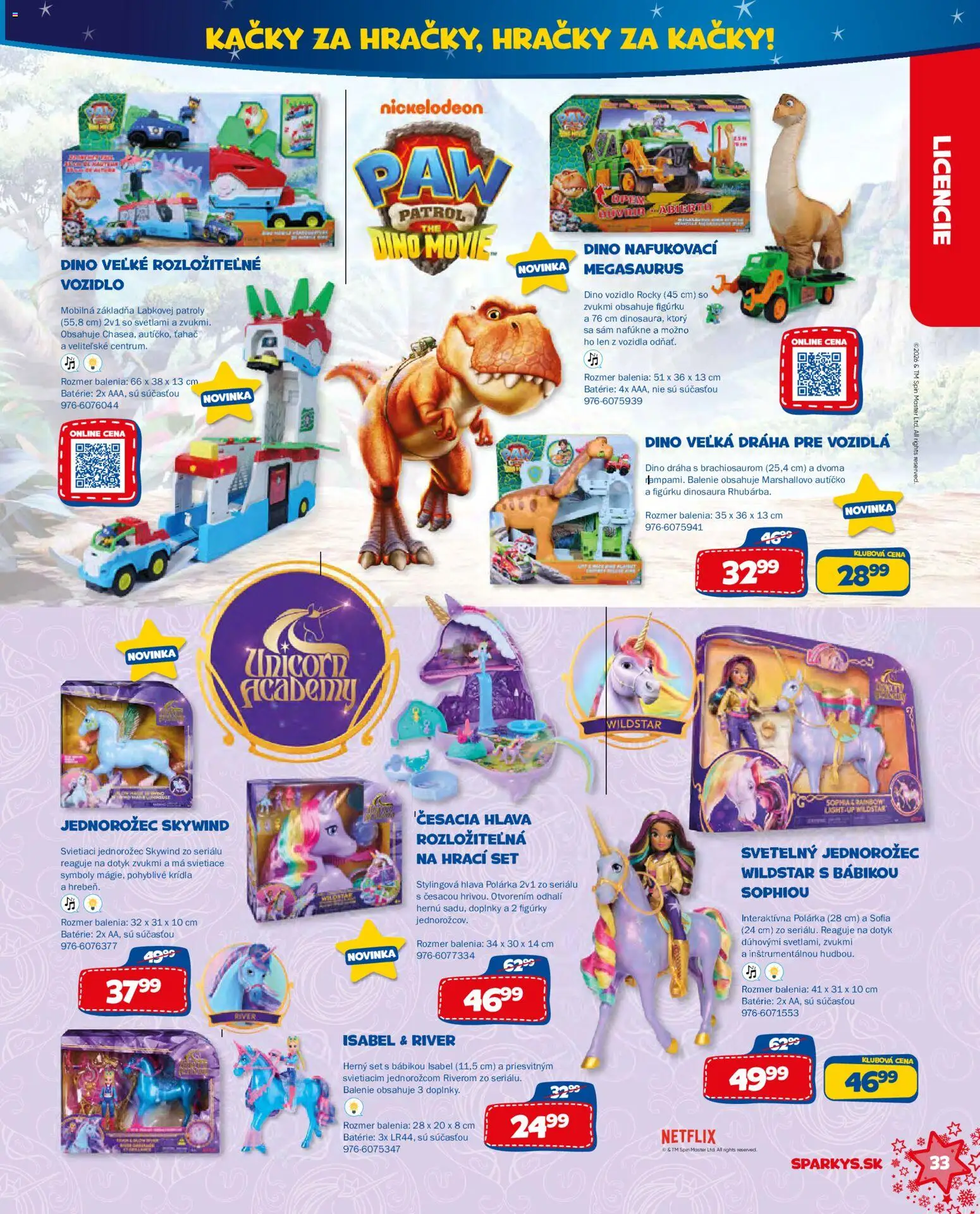 Nové ALLTOYS akcie – leták je platný od 06.10.2026 | Strana: 33 | Produkty: Batérie, Hračky