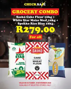 Check Save specials catalogue – valid from 09/10/2026