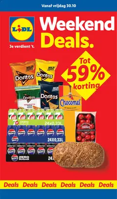 Lidl folder - Weekend deals - Voorbeeld van een folder van Lidl, geldig van 30-10-2026