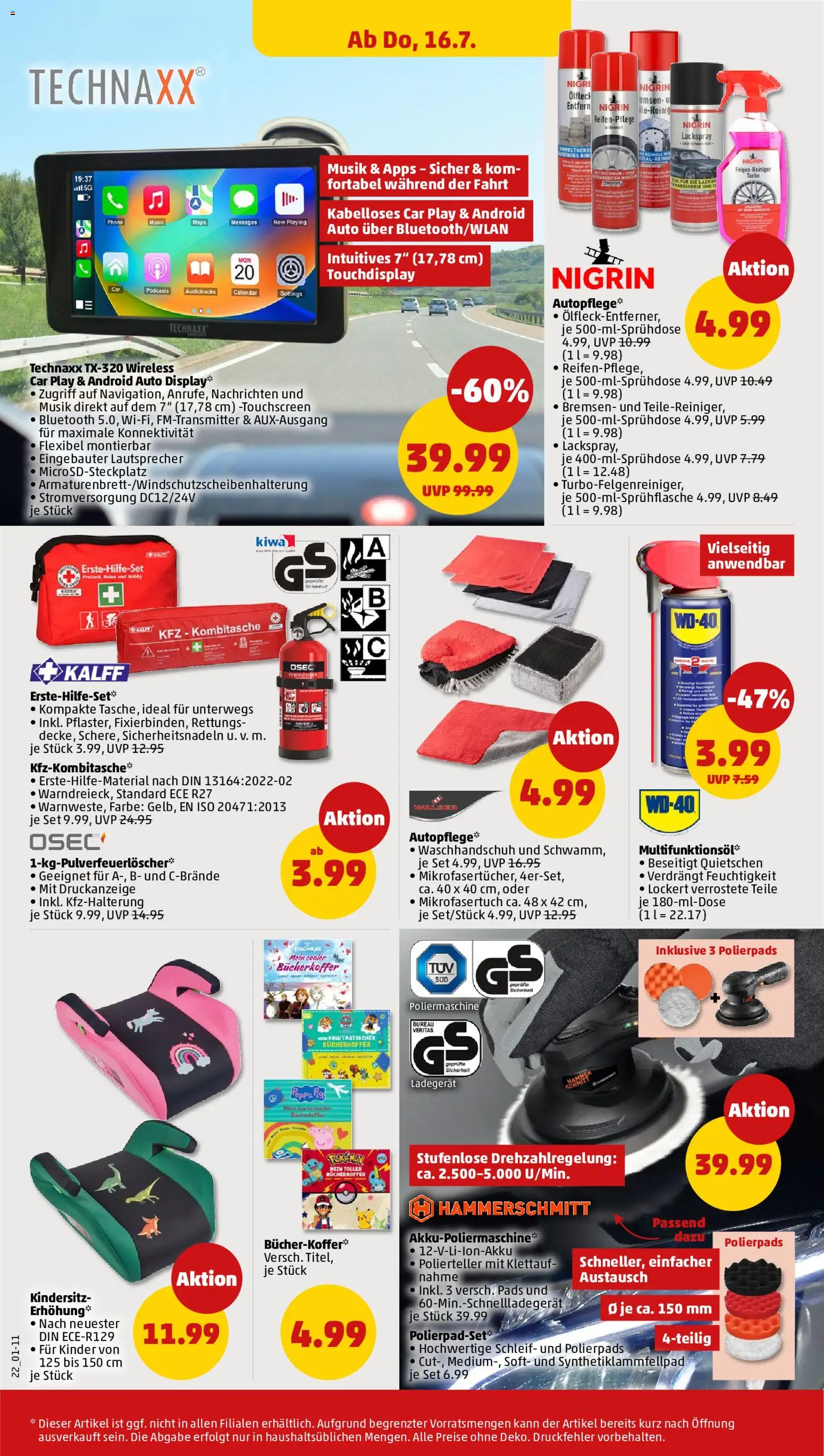 Penny Prospekt – gültig ab 13.07.2026 | Seite: 24 | Produkte: Lautsprecher, Box, Ladegerät