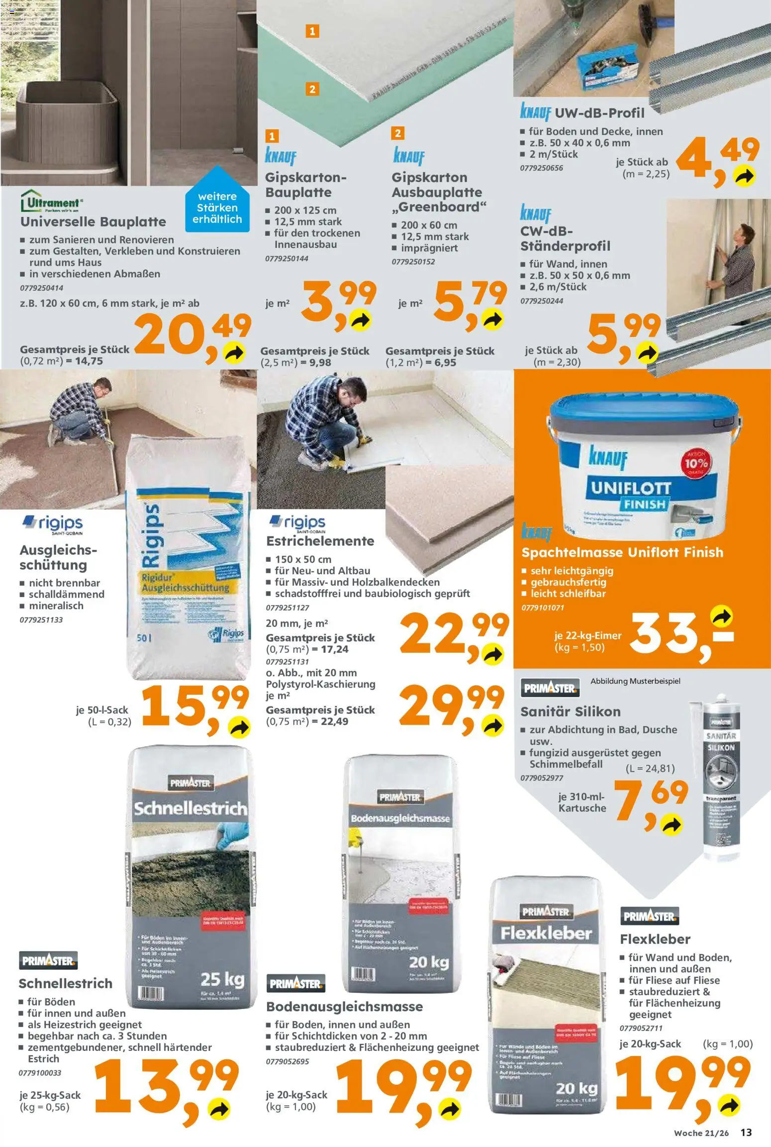 Globus Baumarkt Prospekt Berlin-Treptow	 – gültig ab 18.05.2026 | Seite: 13 | Produkte: Dusche, Finish
