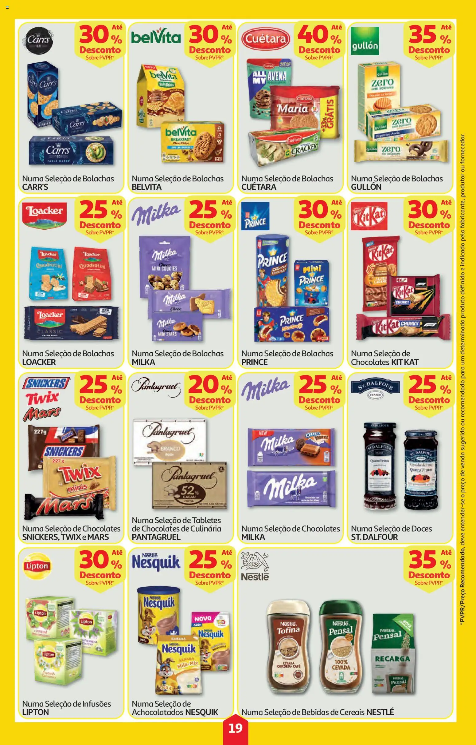 Auchan folheto │ válido de 09/07/2026 | Página: 19 | Produtos: Banana, Nestlé, Café, Doces
