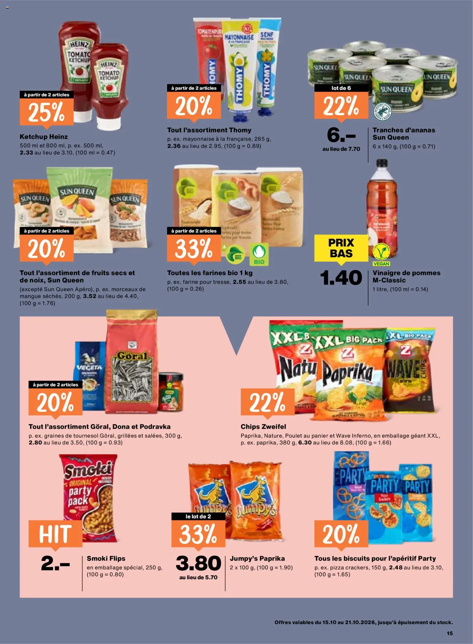 Migros aktionen FR – gültig ab 15.10.2026 | Seite: 15