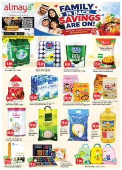 Preview of Al Maya catalogue valid from 2 Sep, 2026 | Page: 1 | Products: Oil, Bag, Cream, Water
