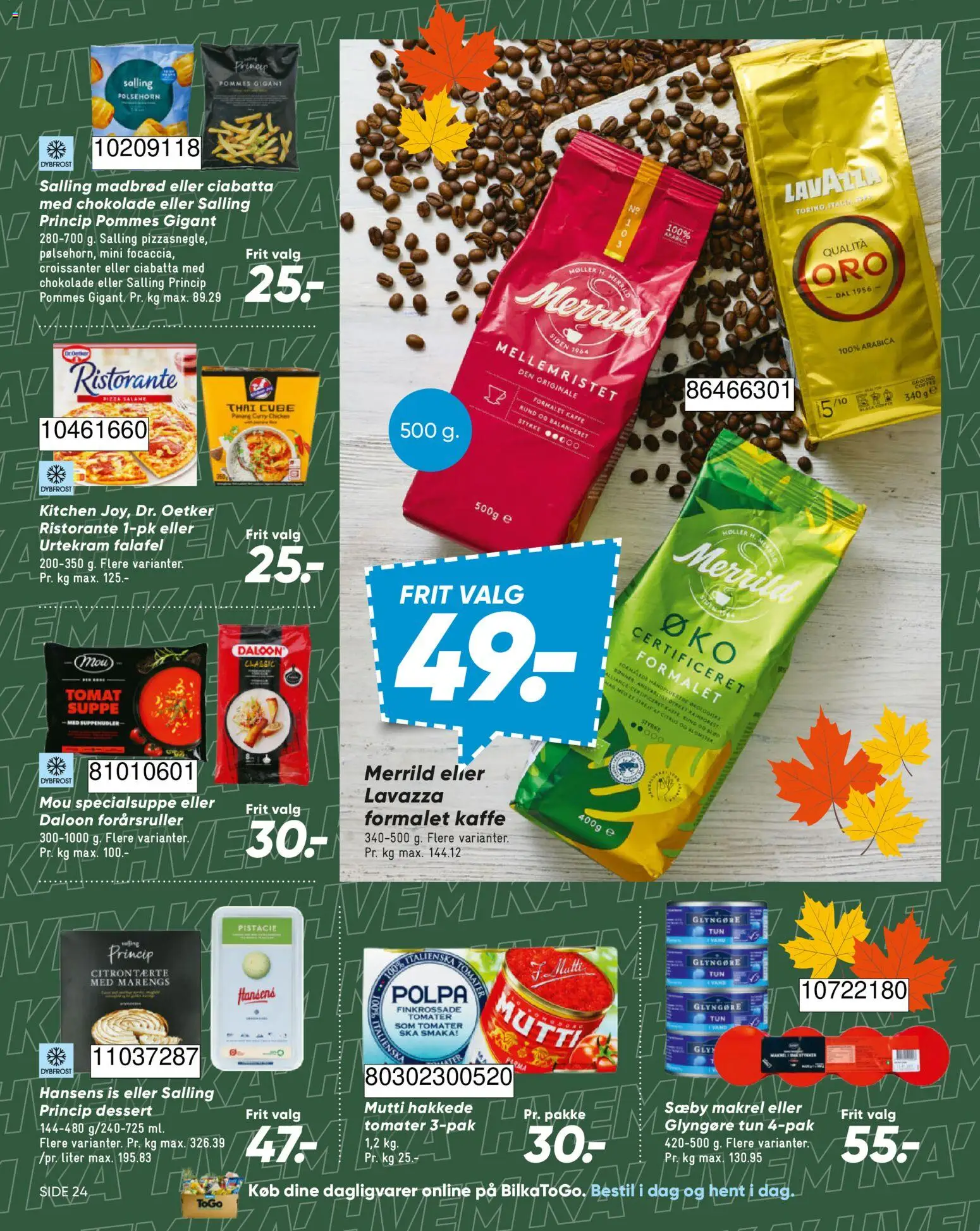 Bilka tilbudsavis – gyldig fra 02/10/2026 | Side: 40 | Produkter: Dagligvarer, Kaffe, Is, Søm