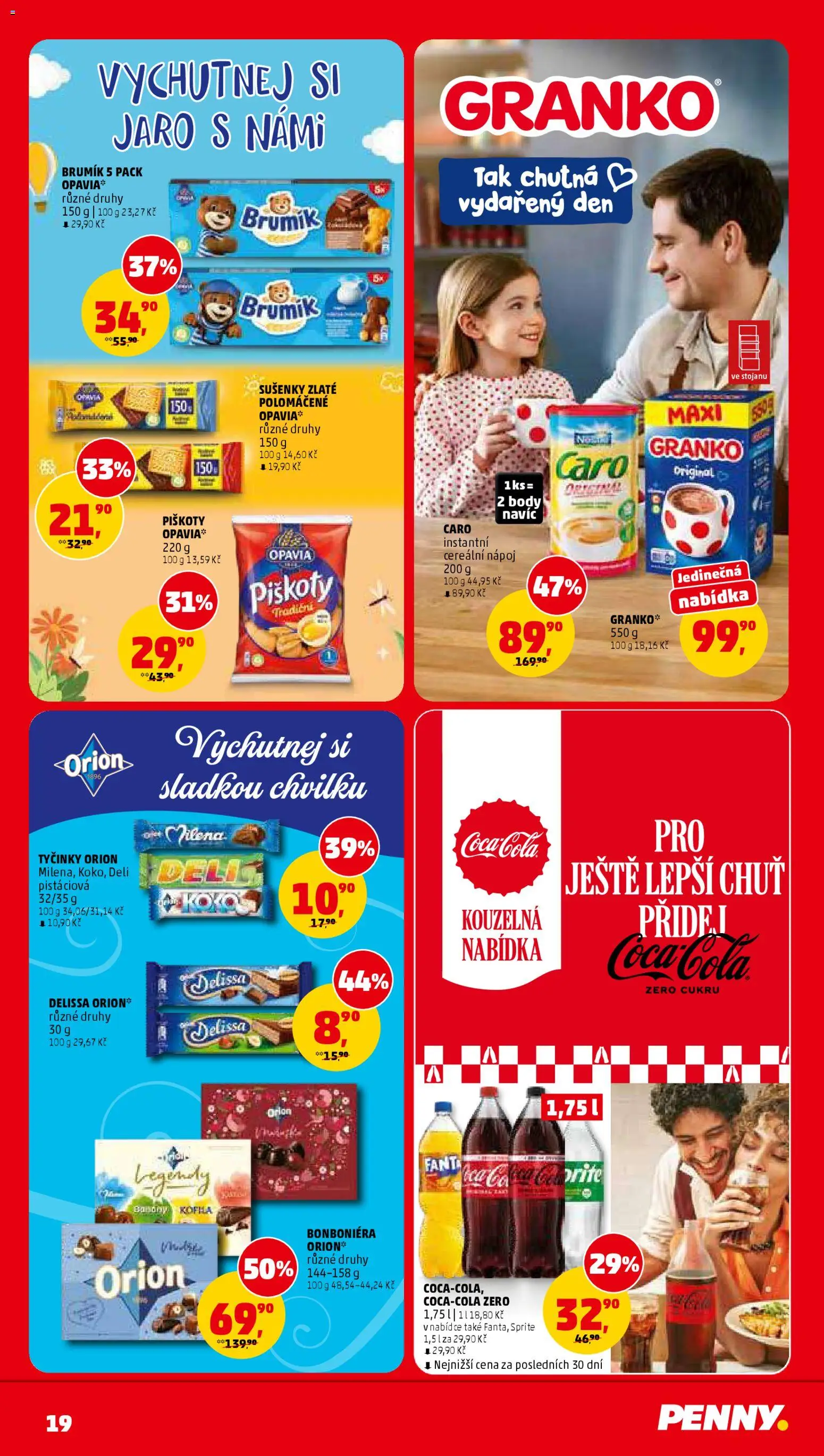 Penny Market leták od 15.04.2026 | Strana: 19 | Produkty: Bonboniéra, Fanta, Caro, Sušenky