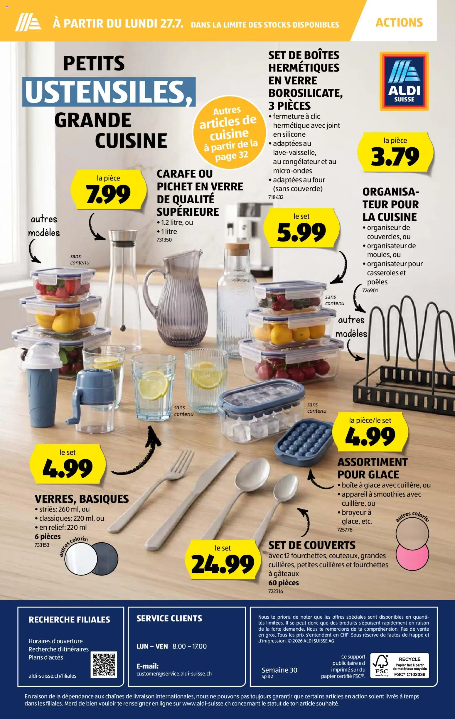 Aldi aktionen FR – gültig ab 23.07.2026 | Seite: 40 | Produkte: Glace