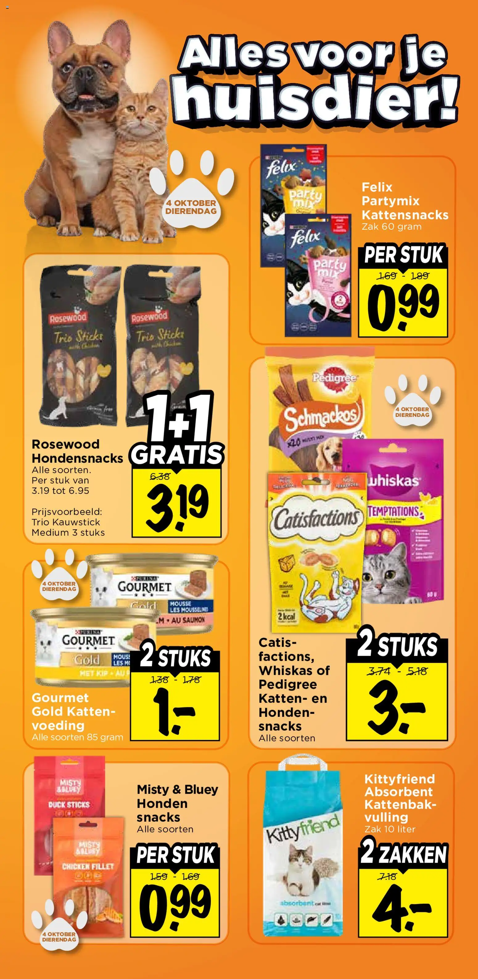 {H1} | Pagina: 35 | Producten: Snacks, Zak, Kattenbak, Kip