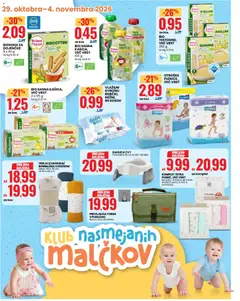 Eurospin katalog akcije – veljaven od 29.10.2026 | Stran: 15 | Izdelki: Plenice, Torba, Odeja, Kos