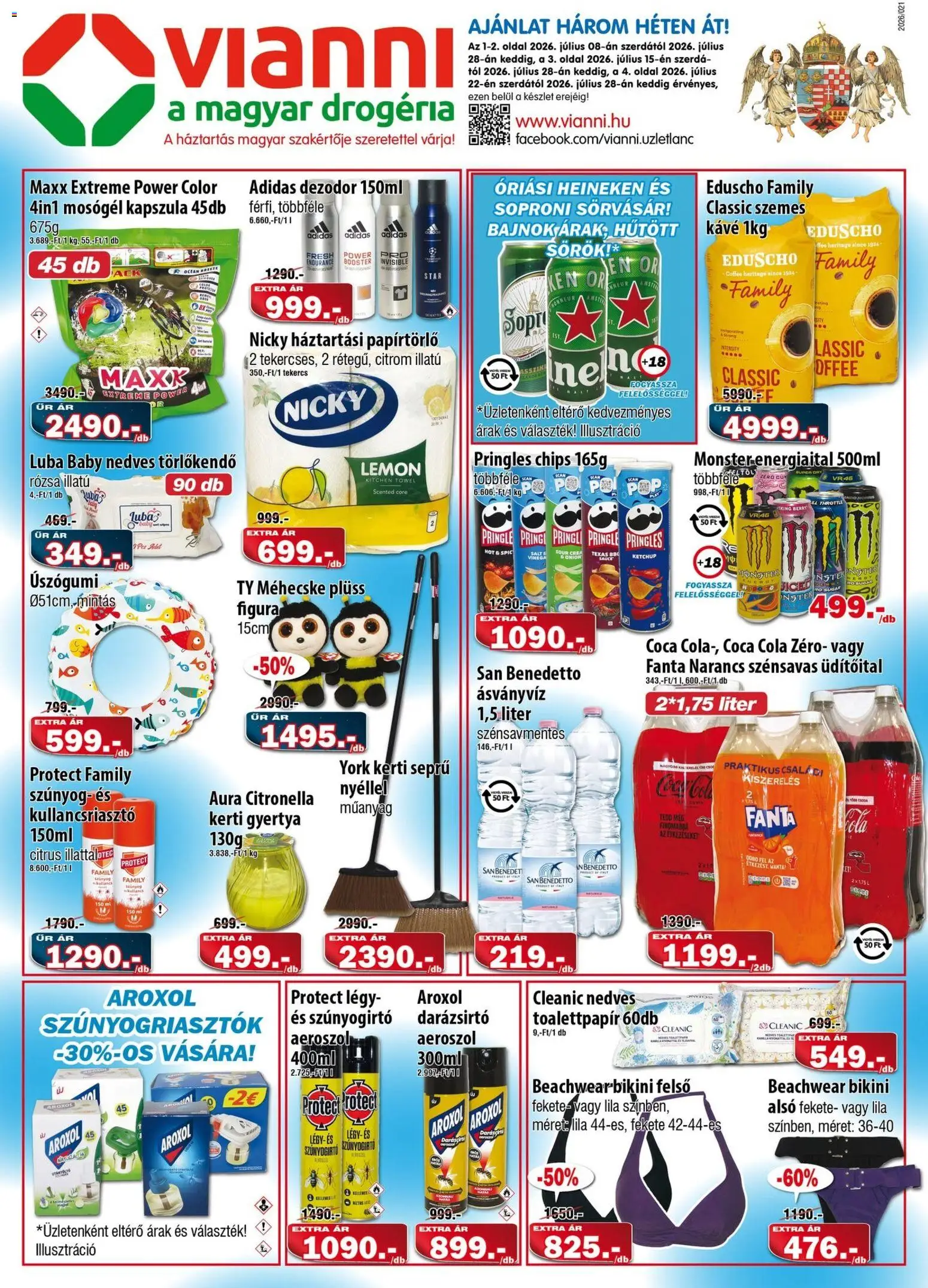 Akciós újság új Vianni catalogue cover