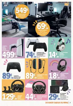 Pré-visualização E.Leclerc Folheto Não Alimentar válido de 21.05.2026 | Página: 7 | Produtos: Playstation, Cadeira, Tapete
