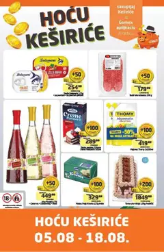 Gomex katalog Hoću keširiće - pregled Gomex kataloga - važi od 05.08.2026