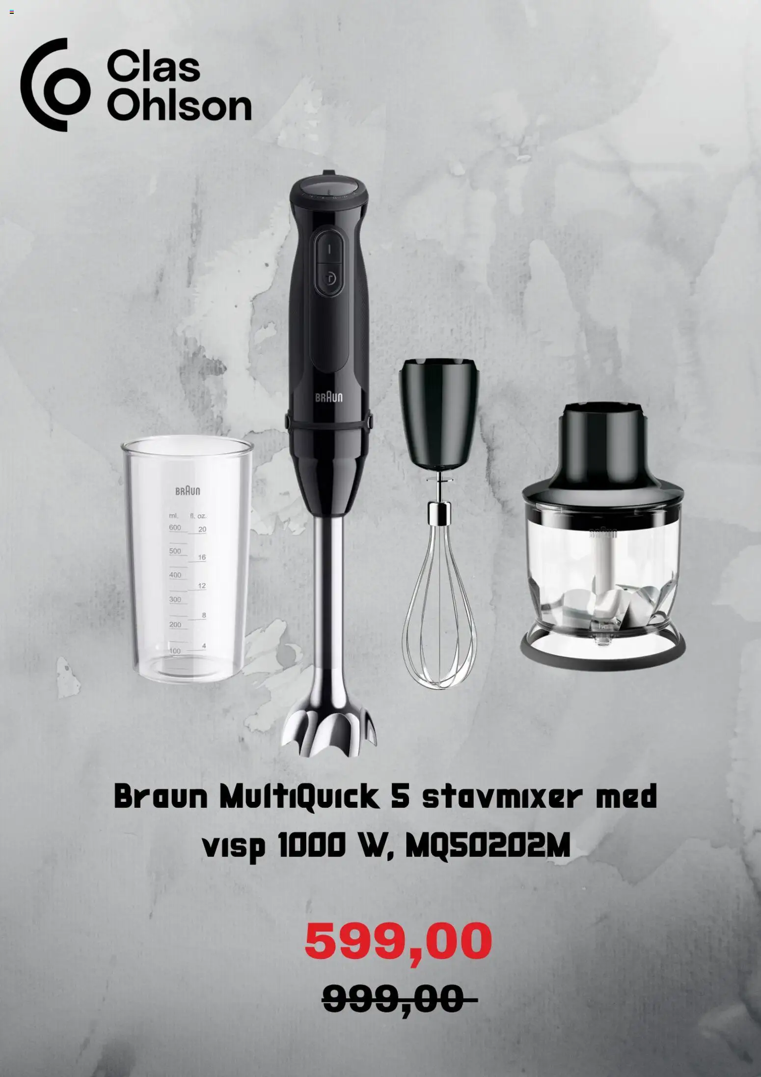 Clas Ohlson reklamblad aktuell från 23/06/2026 | Sida: 4 | Produkter: Visp, Stavmixer