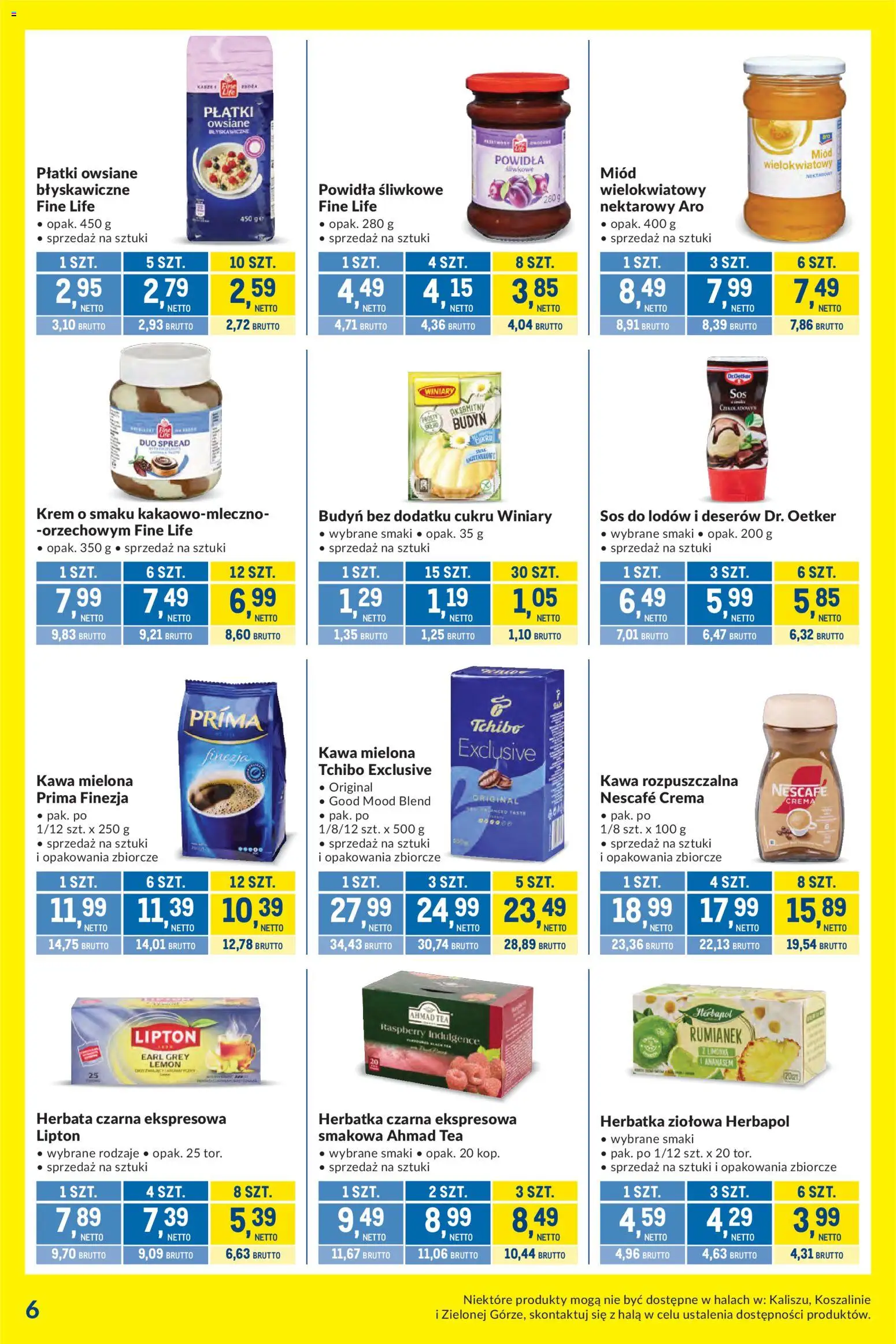 Makro gazetka - Kupujesz więcej płacisz mniej od 07.07.2026 | Strona: 6 | Produkty: Nescafe, Kawa rozpuszczalna, Herbata, Sos