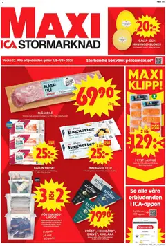 ICA Maxi erbjudanden - Förhandsvisning av reklamblad från butik ICA Maxi aktuell från 03/08/2026