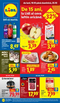 Ofertele Lidl valabile de la 19.10.2026