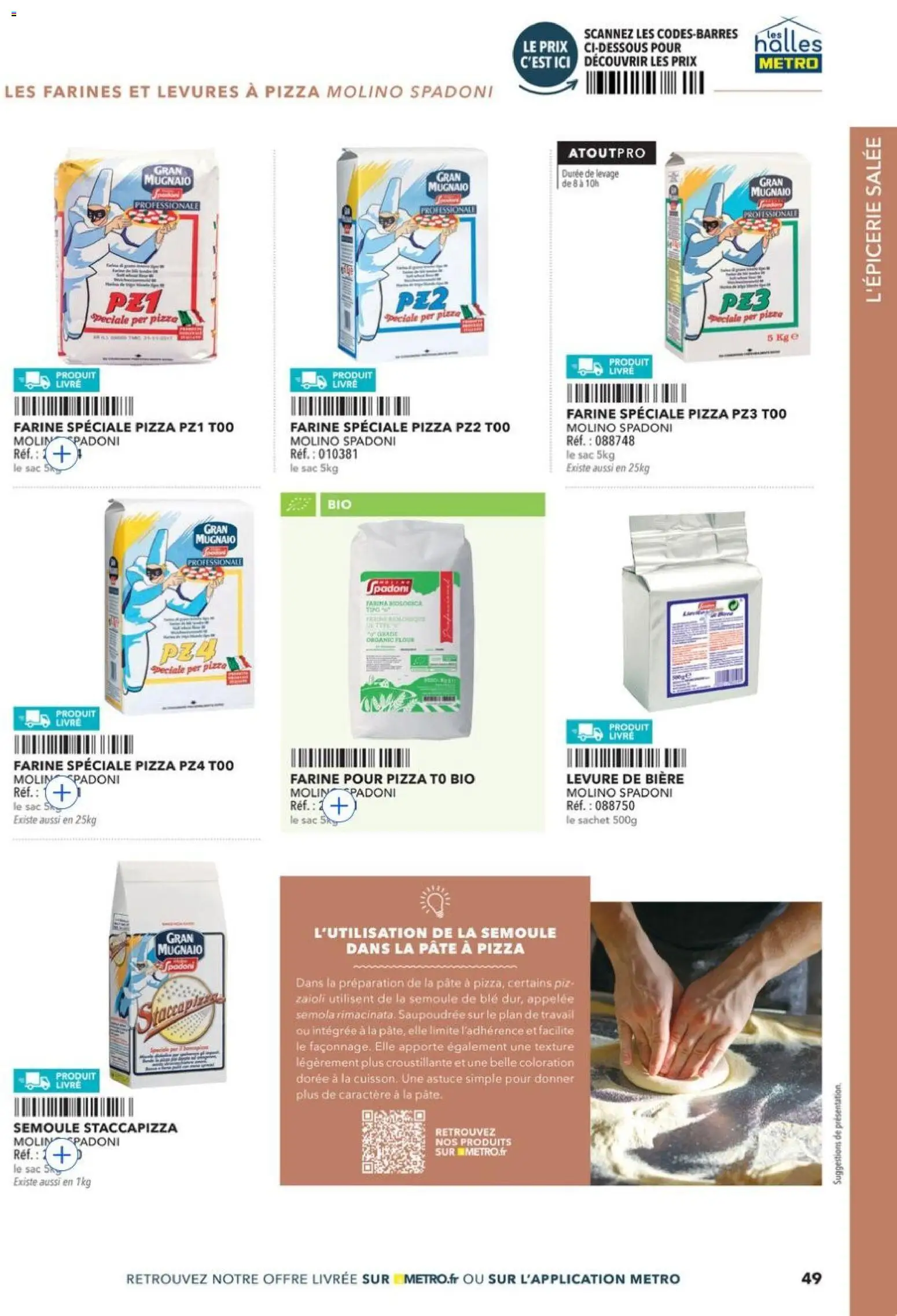 {H1} | Page: 49 | Produits: Sac, Farine, Bière, Livre