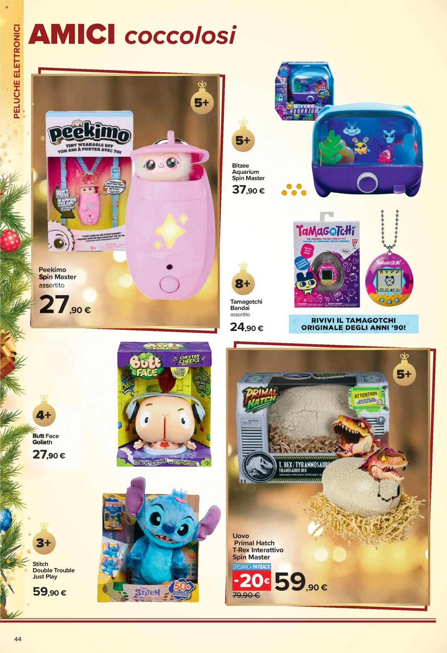 Volantino Carrefour del 23/10/2026 | Pagina: 44 | Prodotti: Peluche, The