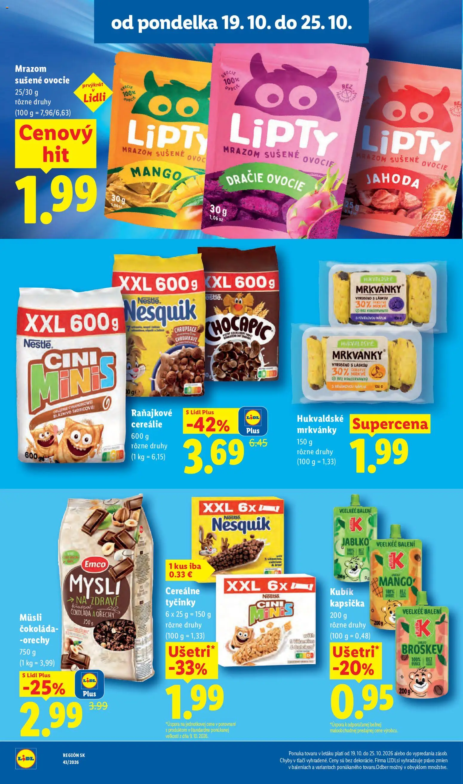 Nové Lidl akcie – leták je platný od 19.10.2026 | Strana: 29