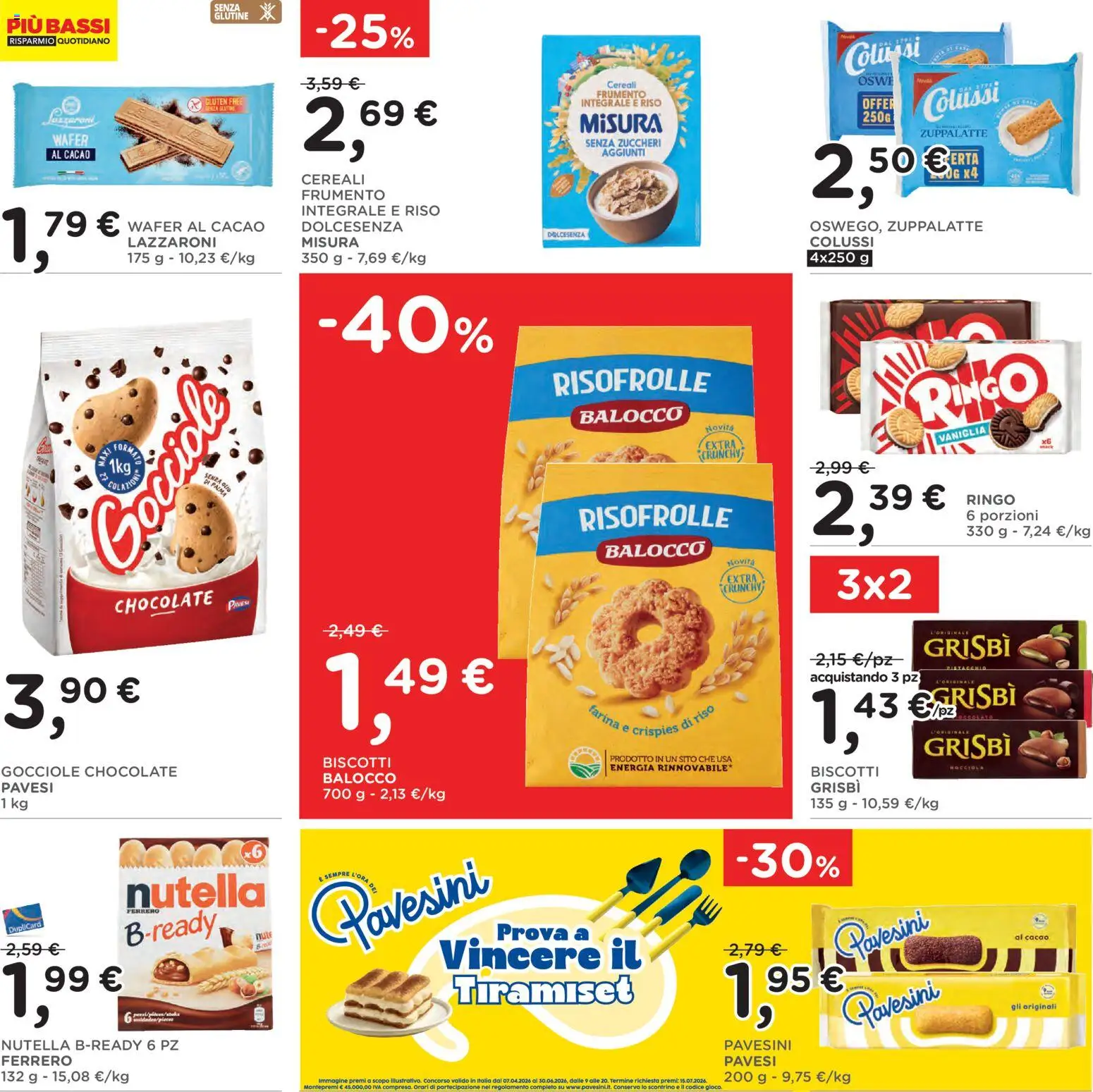 Volantino Poli del 06.05.2026 | Pagina: 15 | Prodotti: Riso, Cereali, Nutella, Cacao