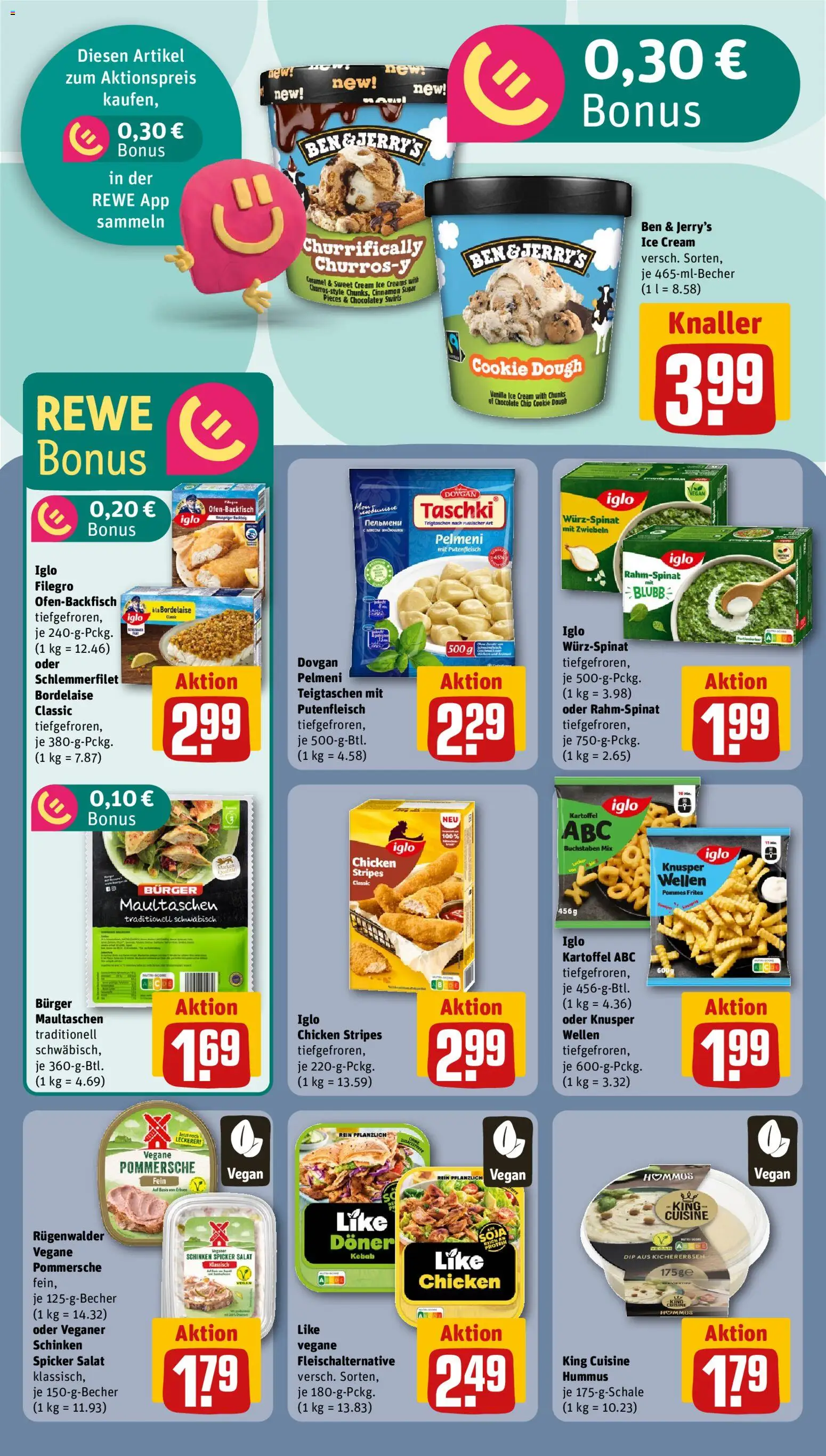 Rewe ihr Kaufpark Prospekt – gültig ab 01.06.2026 | Seite: 15 | Produkte: Iglo, Pommes, Schinken, Salat