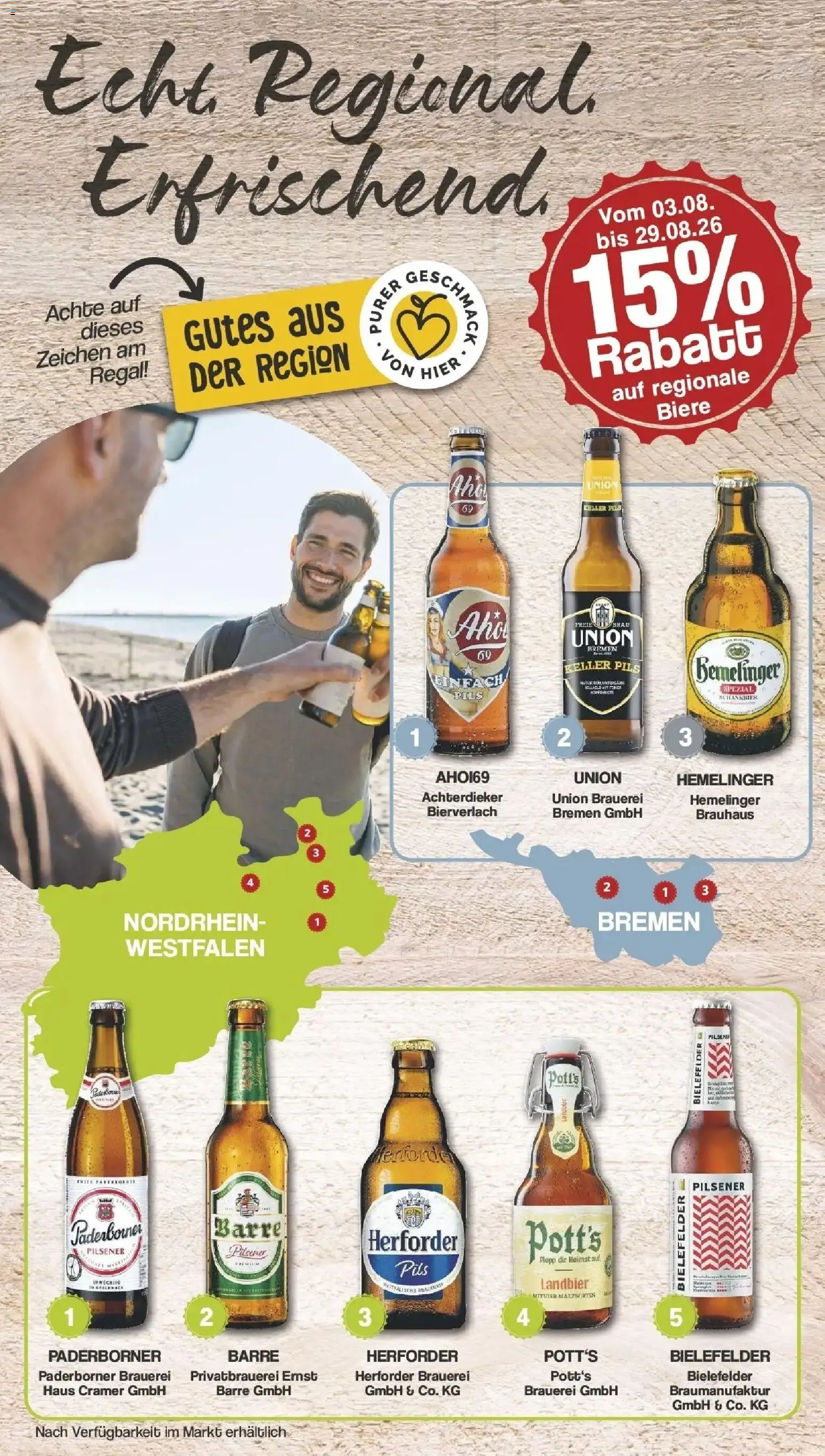 Famila Nordwest Wochenangebote (ab 24.08.2026) zum Blättern | Seite: 26 | Produkte: Regal, Pils
