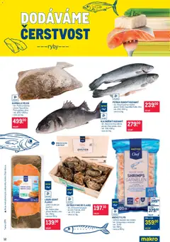 Náhled letáku Makro leták - Pro milovníky jídla od 22.04.2026 | Strana: 12 | Produkty: Tiger, Ryby, Losos, Krevety