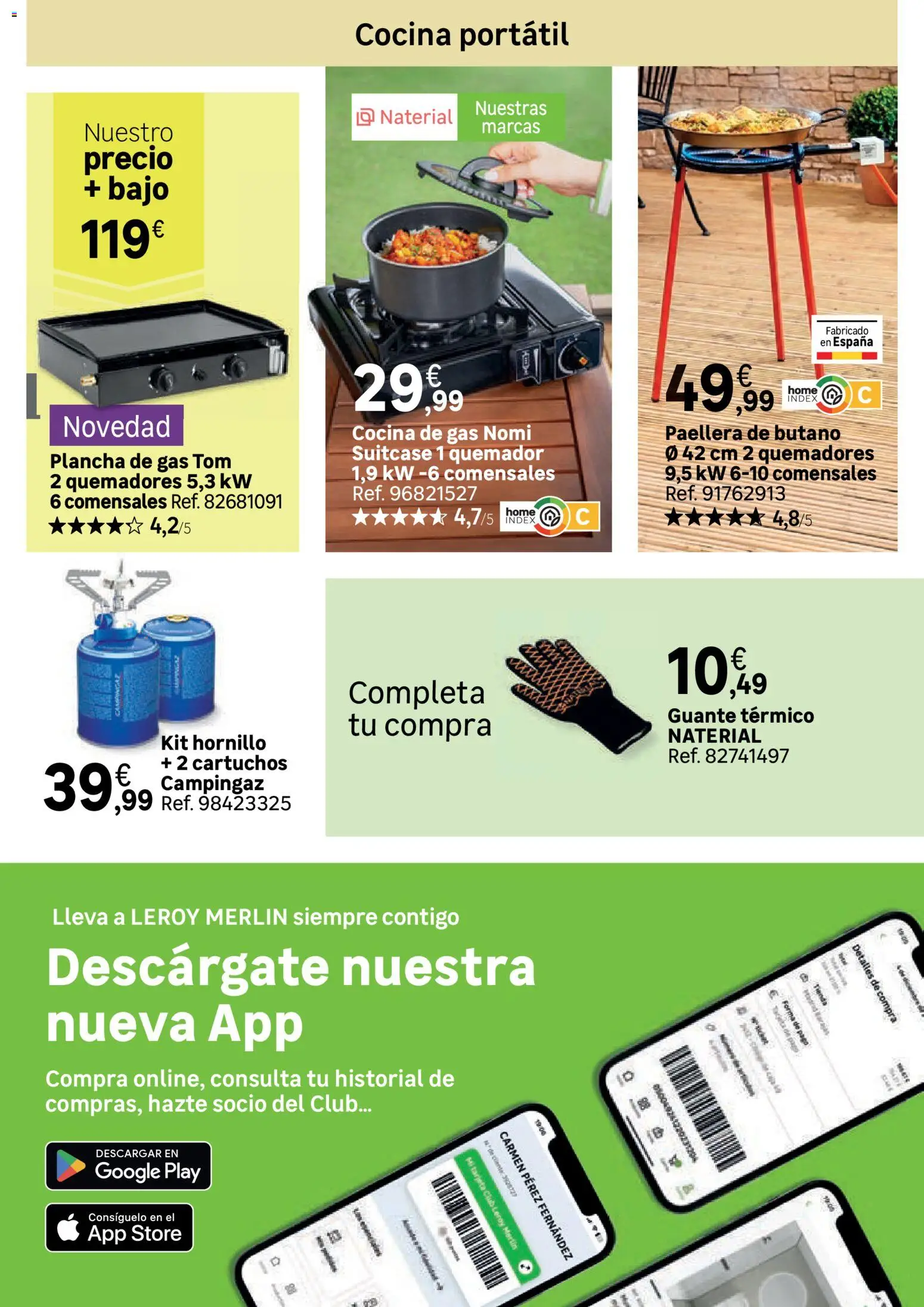 Leroy Merlin catálogo │ válido desde el 24.03.2026 | Página: 80 | Productos: Quemador, Cocina, Plancha