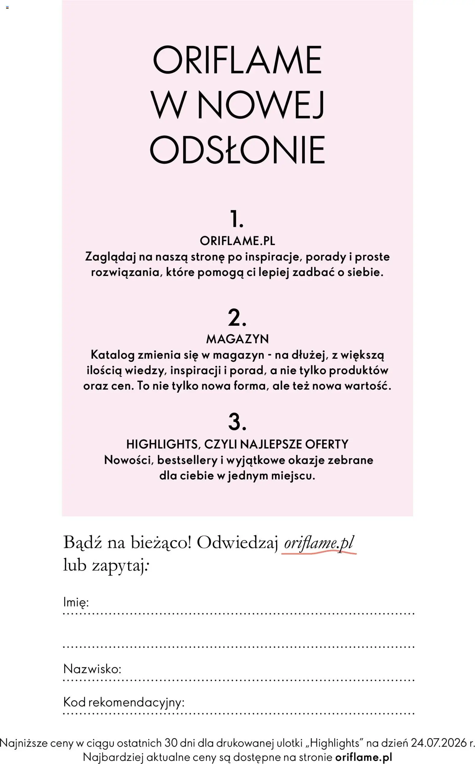 Oriflame Katalog Highlights 15 od 21.10.2026 | Strona: 8