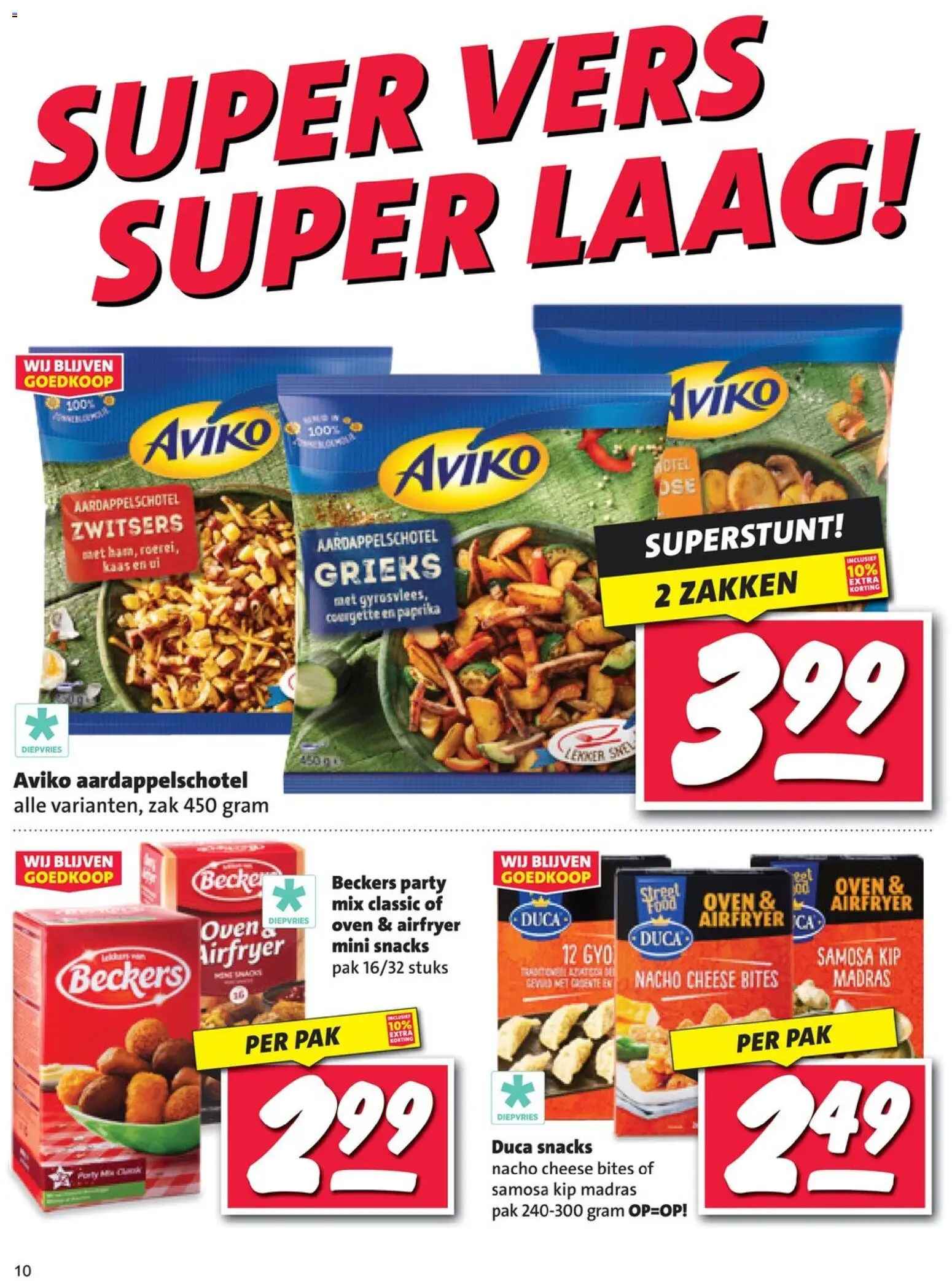 {H1} | Pagina: 10 | Producten: Zak, Oven, Kész piskótalap, Kip