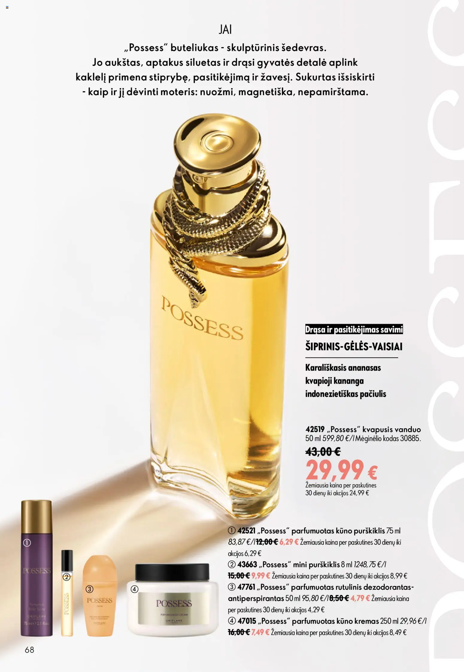 Oriflame akcijos nuo 2026.07.15 | Puslapis: 68 | Prekių: Rutulinis dezodorantas, Kremas, Kūno kremas, Antiperspirantas