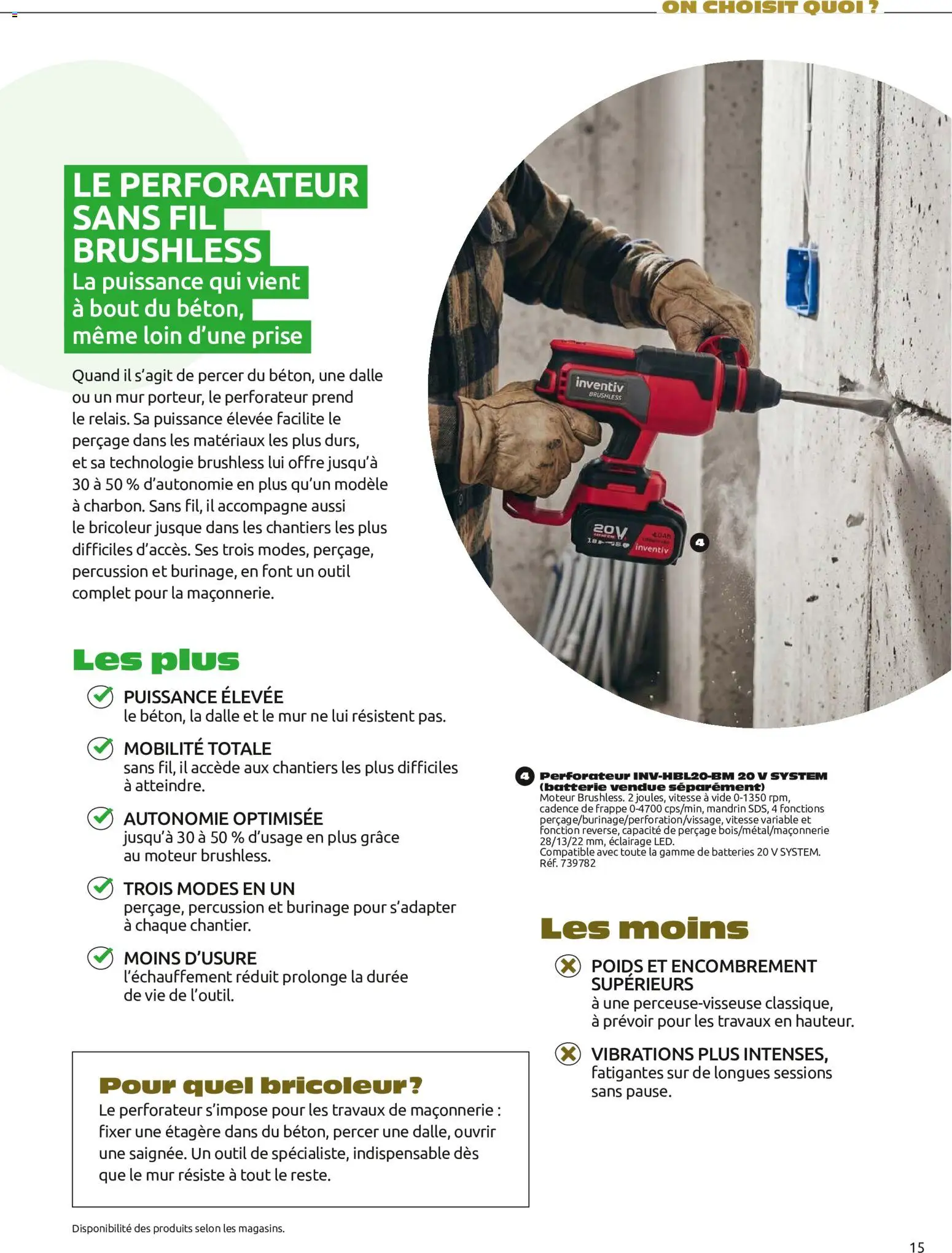 {H1} | Page: 15 | Produits: Poids, Dalle, Étagère, Prise