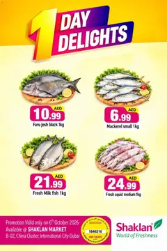 Preview of Shaklan One Day Delights - B02 China Cluster, Dubai valid from 6 Oct, 2026