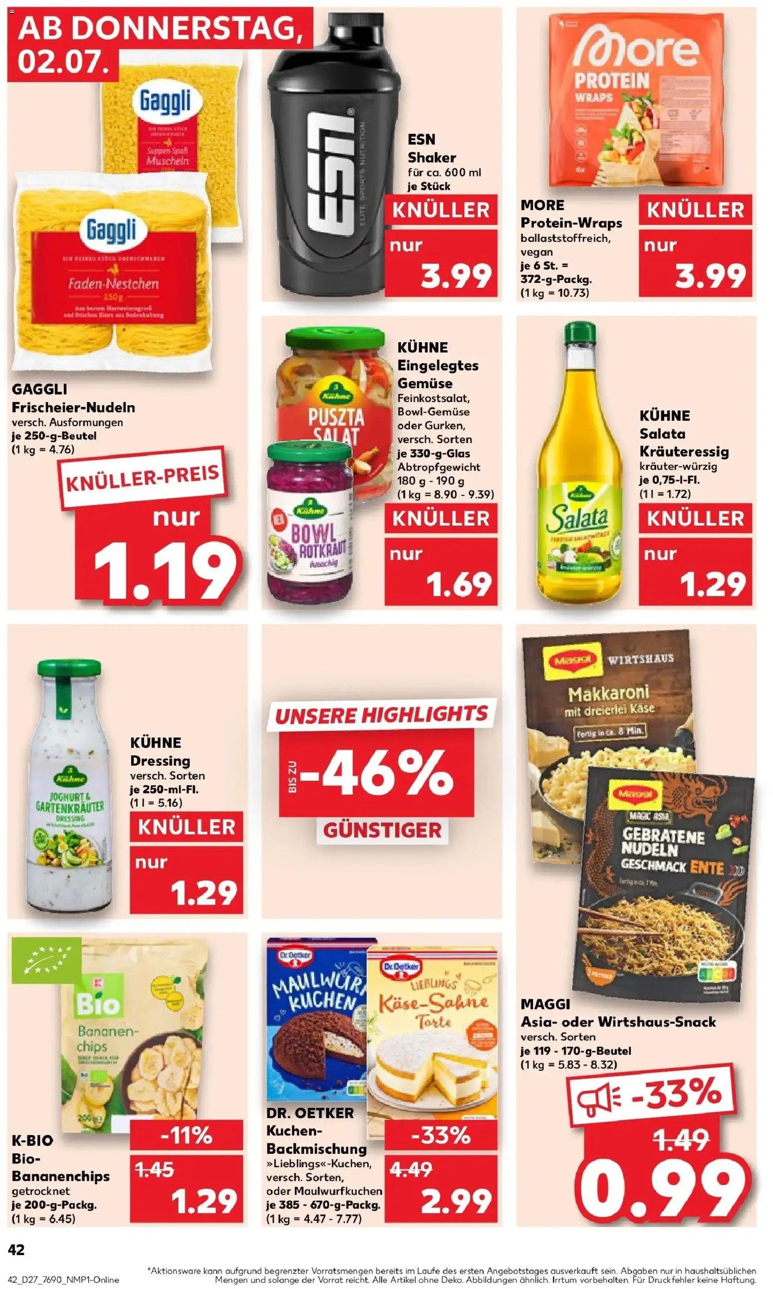 Kaufland Prospekt Mosbach – gültig ab 29.06.2026 | Seite: 53 | Produkte: Maggi, Joghurt, Nudeln, Chips