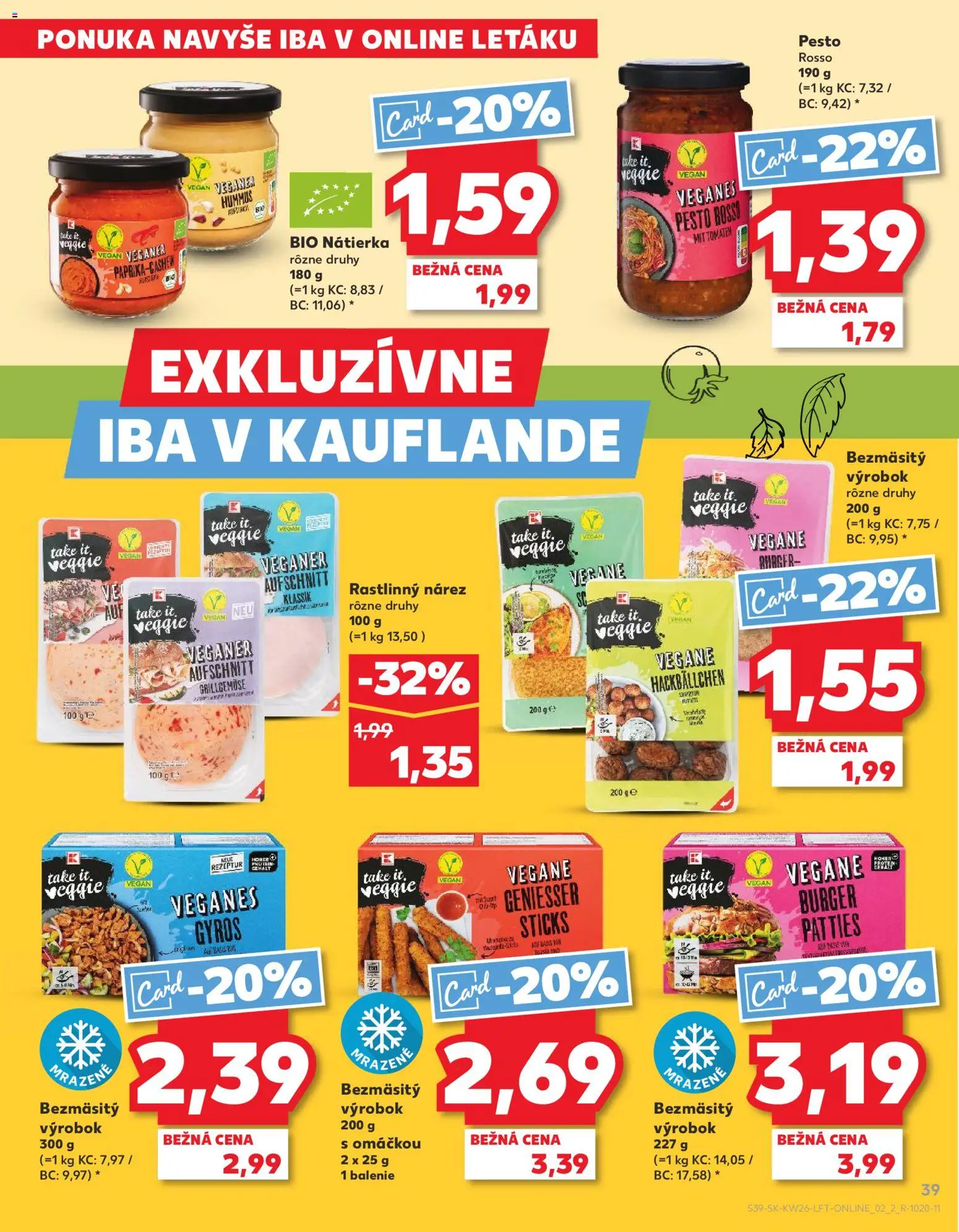 Nové Kaufland akcie – leták je platný od 25.06.2026 | Strana: 39