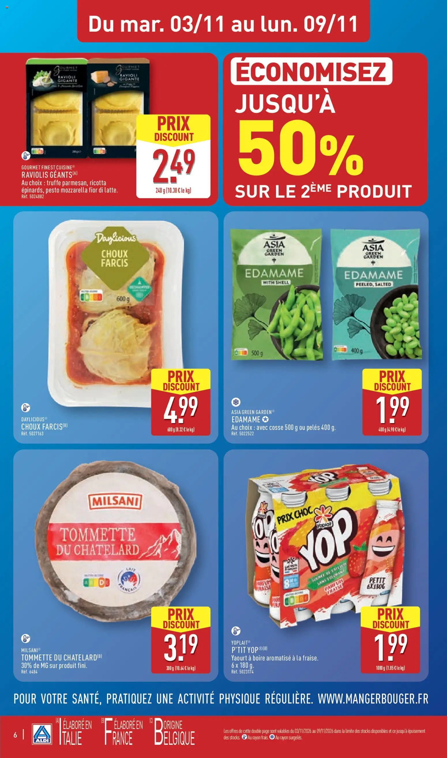 {H1} | Page: 10 | Produits: Mozzarella, Pesto, Ravioli, Ricotta