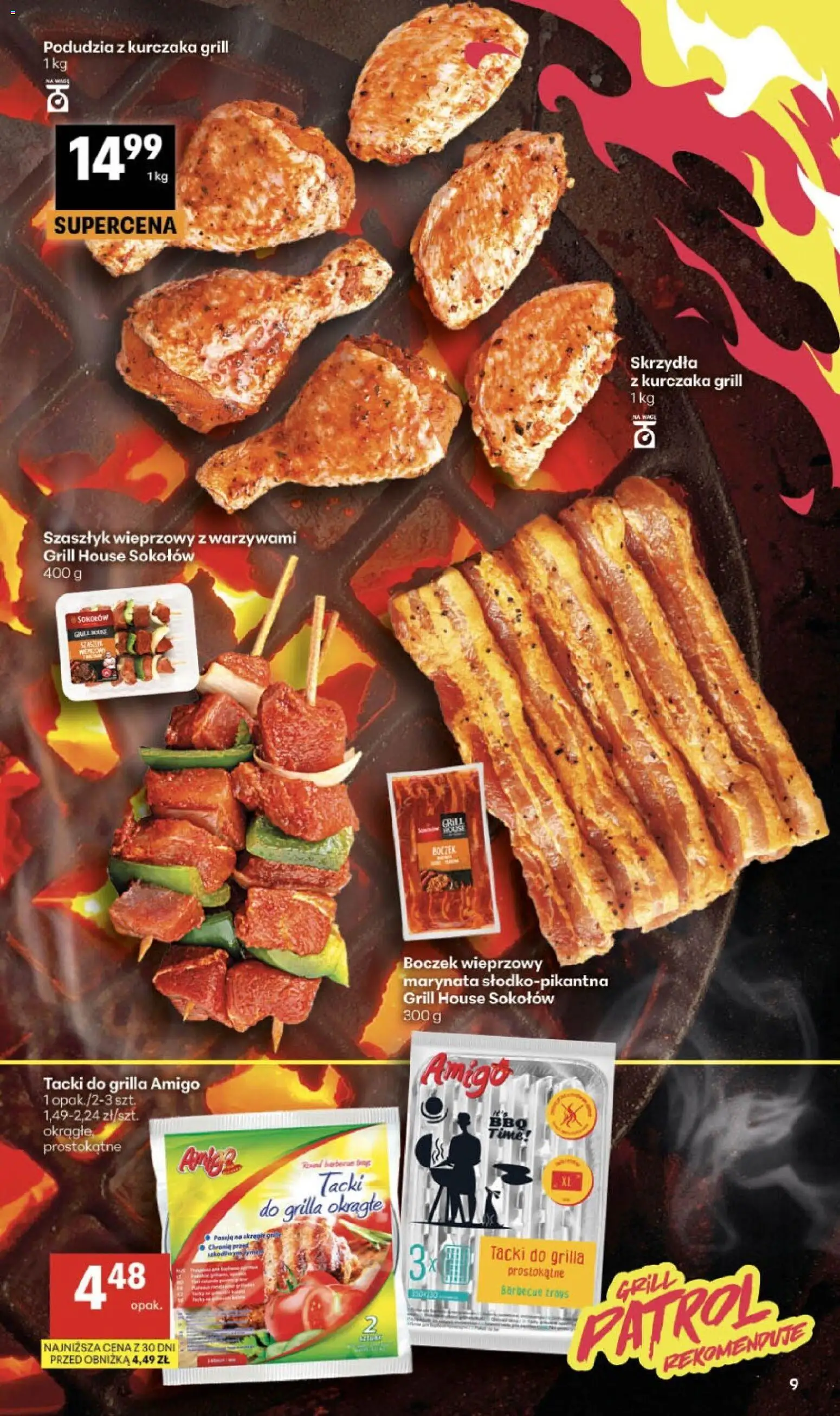 Delikatesy Centrum gazetka - Sklepy Własne od 06.08.2026 | Strona: 9 | Produkty: Boczek wieprzowy, Grill, Boczek