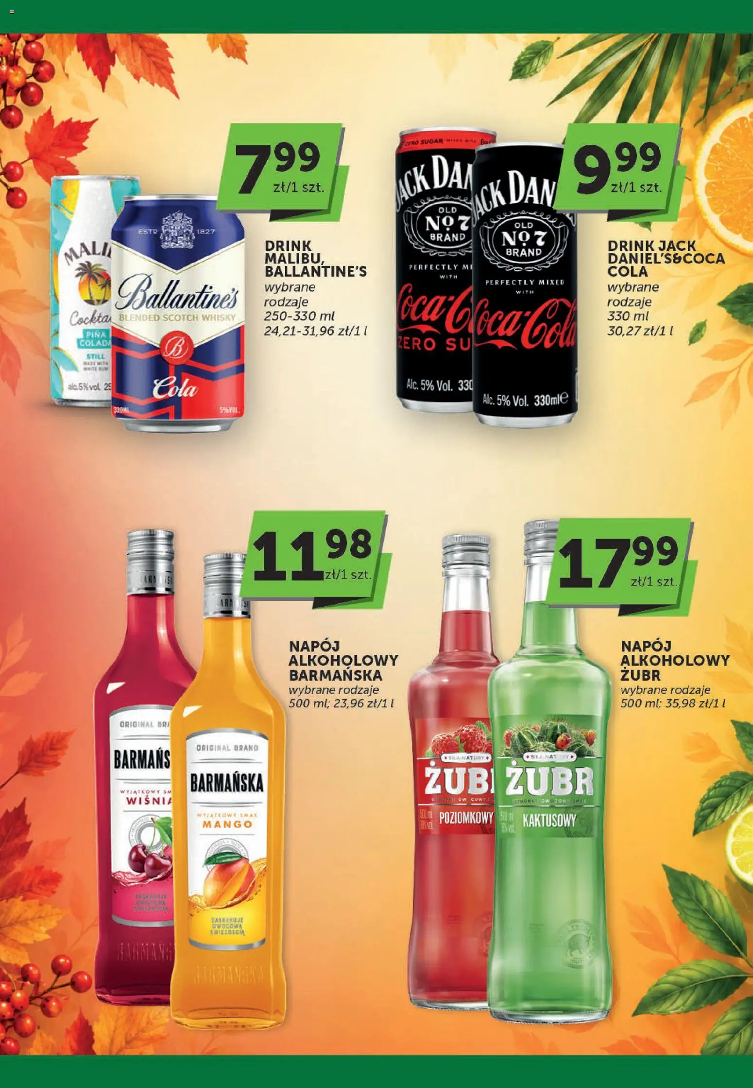 Groszek gazetka - Oferta alkoholowa od 17.09.2026 | Strona: 4 | Produkty: Mango, Scotch whisky, Coca cola, Whisky