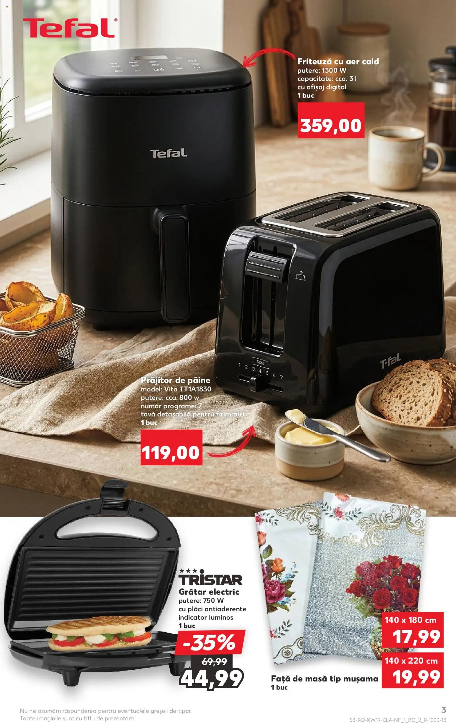 Noul catalog Kaufland – valabil de la 06.05.2026 | Pagină: 3 | Produse: Ginseng, Grill, Toaster, Pâine