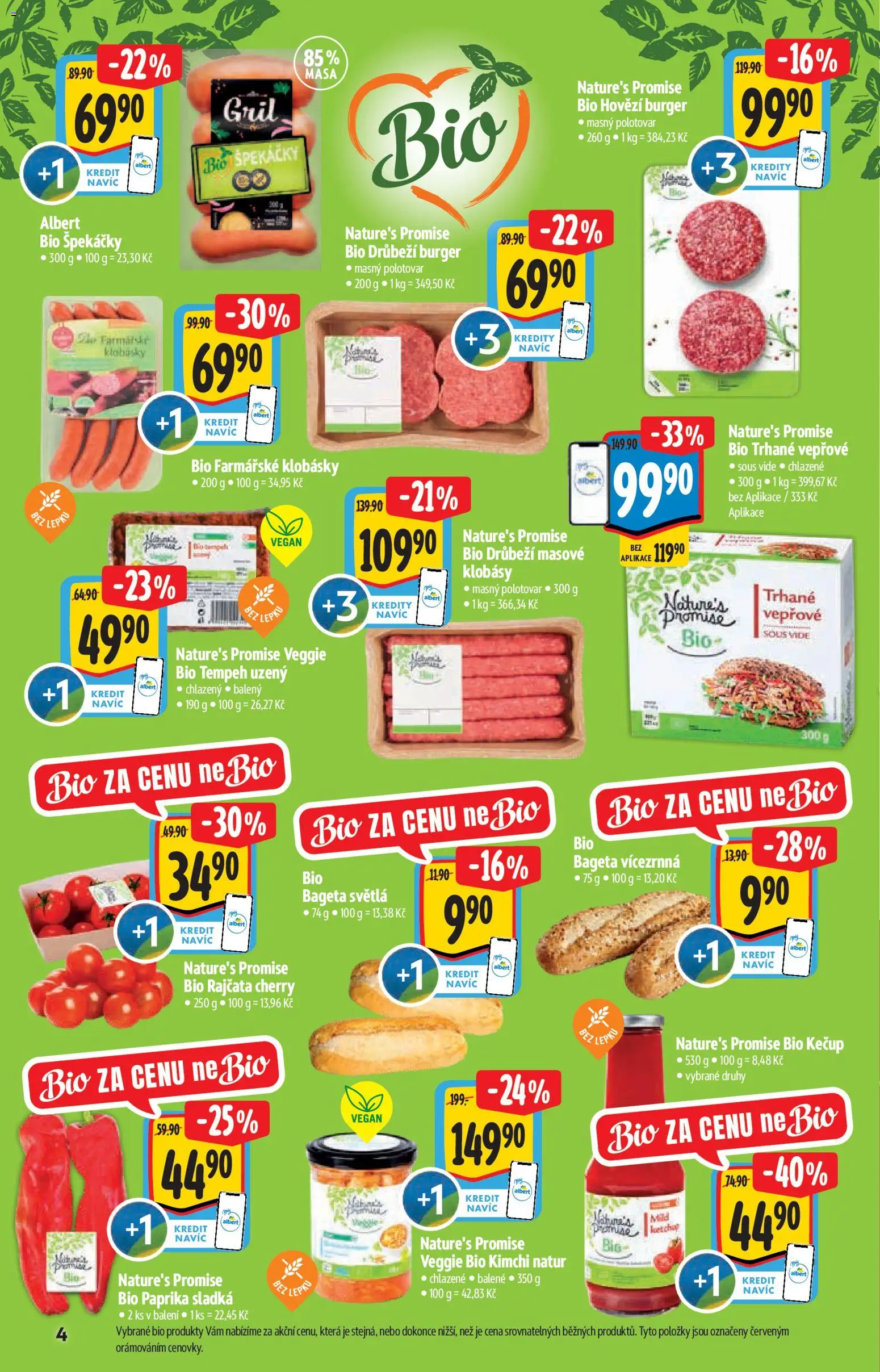 Albert katalog - Supermarket od 01.07.2026 | Strana: 4 | Produkty: Kečup, Kimchi, Klobásy, Gril