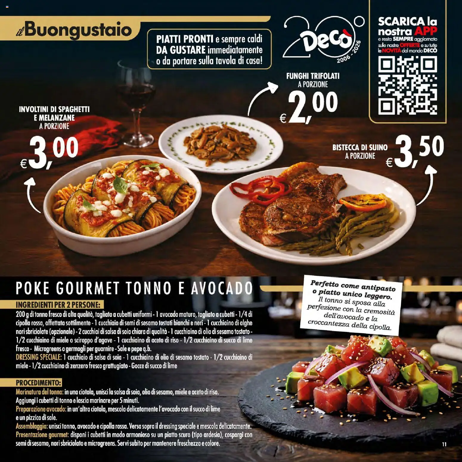 Volantino Decò del 30/06/2026 | Pagina: 11 | Prodotti: Avocado, Funghi, Piatto, Miele