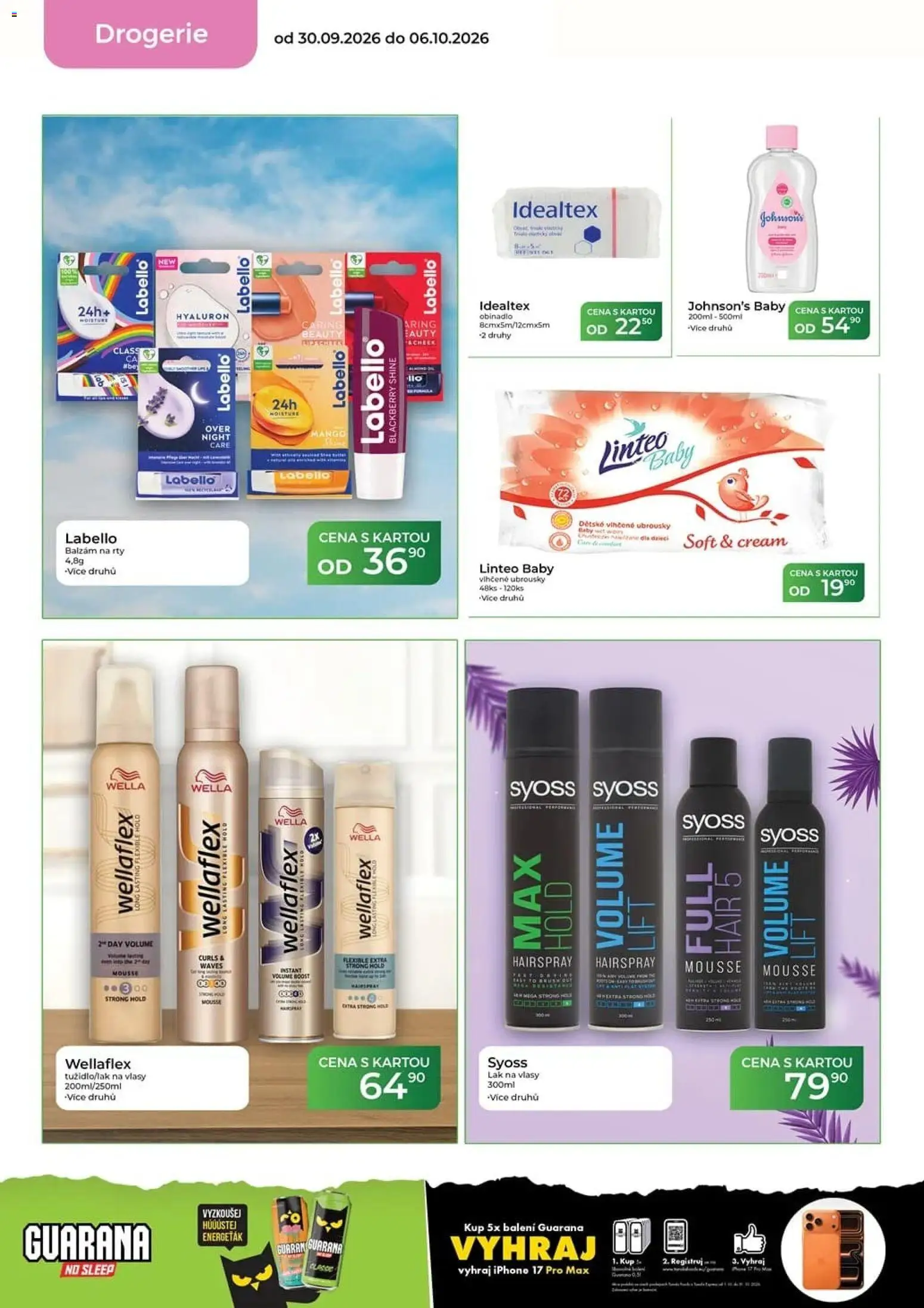 Tamda Foods leták od 30.09.2026 | Strana: 56 | Produkty: Balzám na rty, Ubrousky, Drogerie, Lak na vlasy