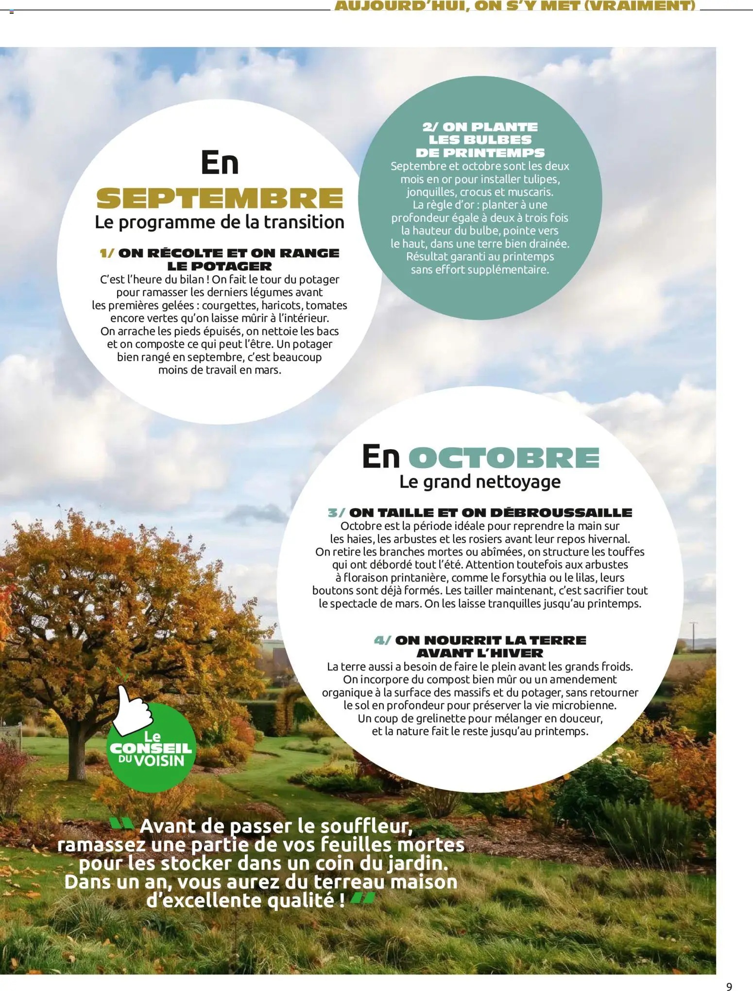 {H1} | Page: 9 | Produits: Règle, Potager, Terreau, Tomates