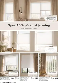 Forhåndsvisning av Skeidar kundeavis gyldig fra 20/07/2026 | Side: 25 | Produkter: Solskjerming