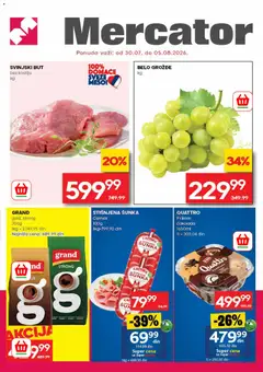 Mercator katalog - pregled Mercator kataloga - važi od 30.07.2026