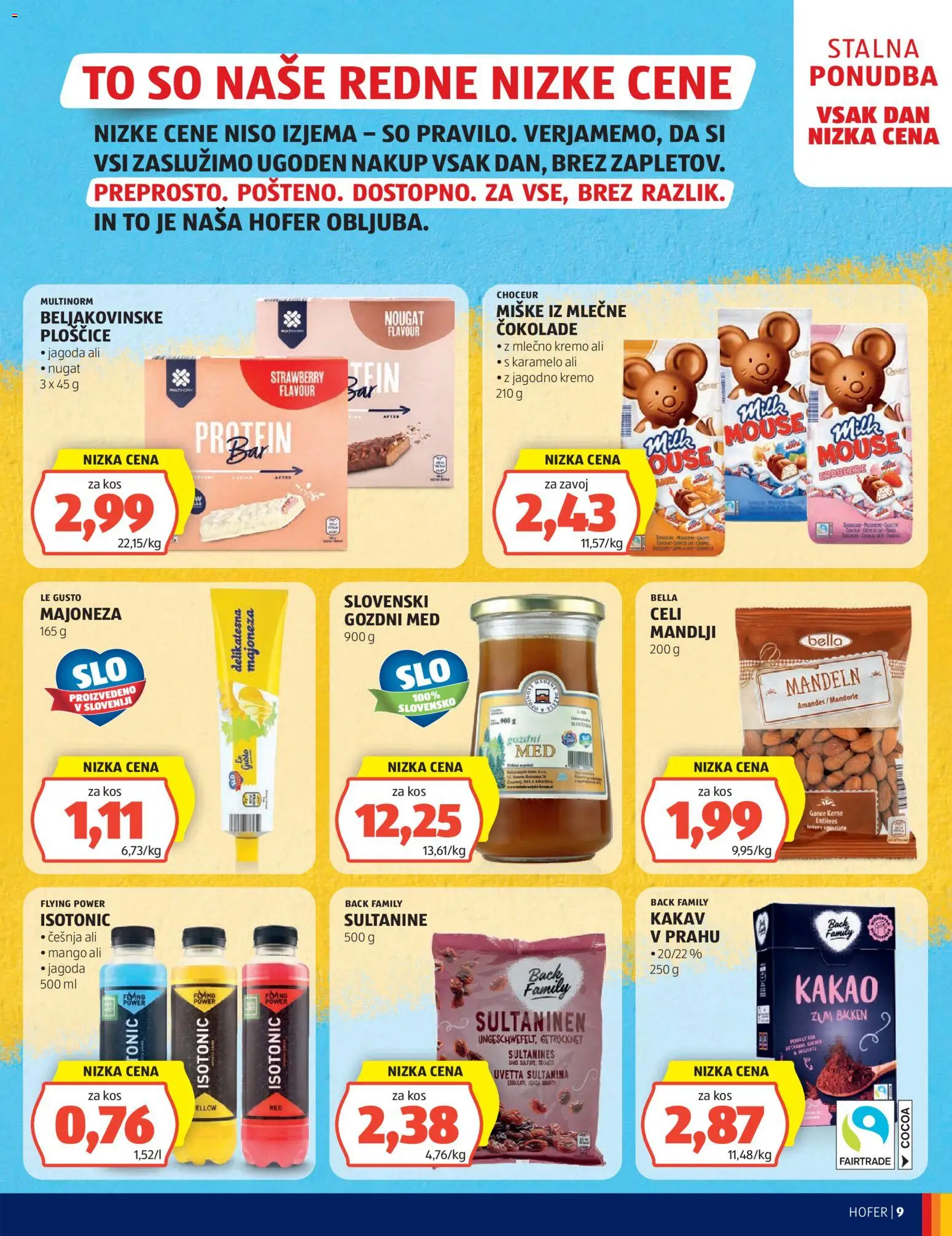 Novi Hofer katalog ponudbe – veljaven od 28.10.2026 | Stran: 9