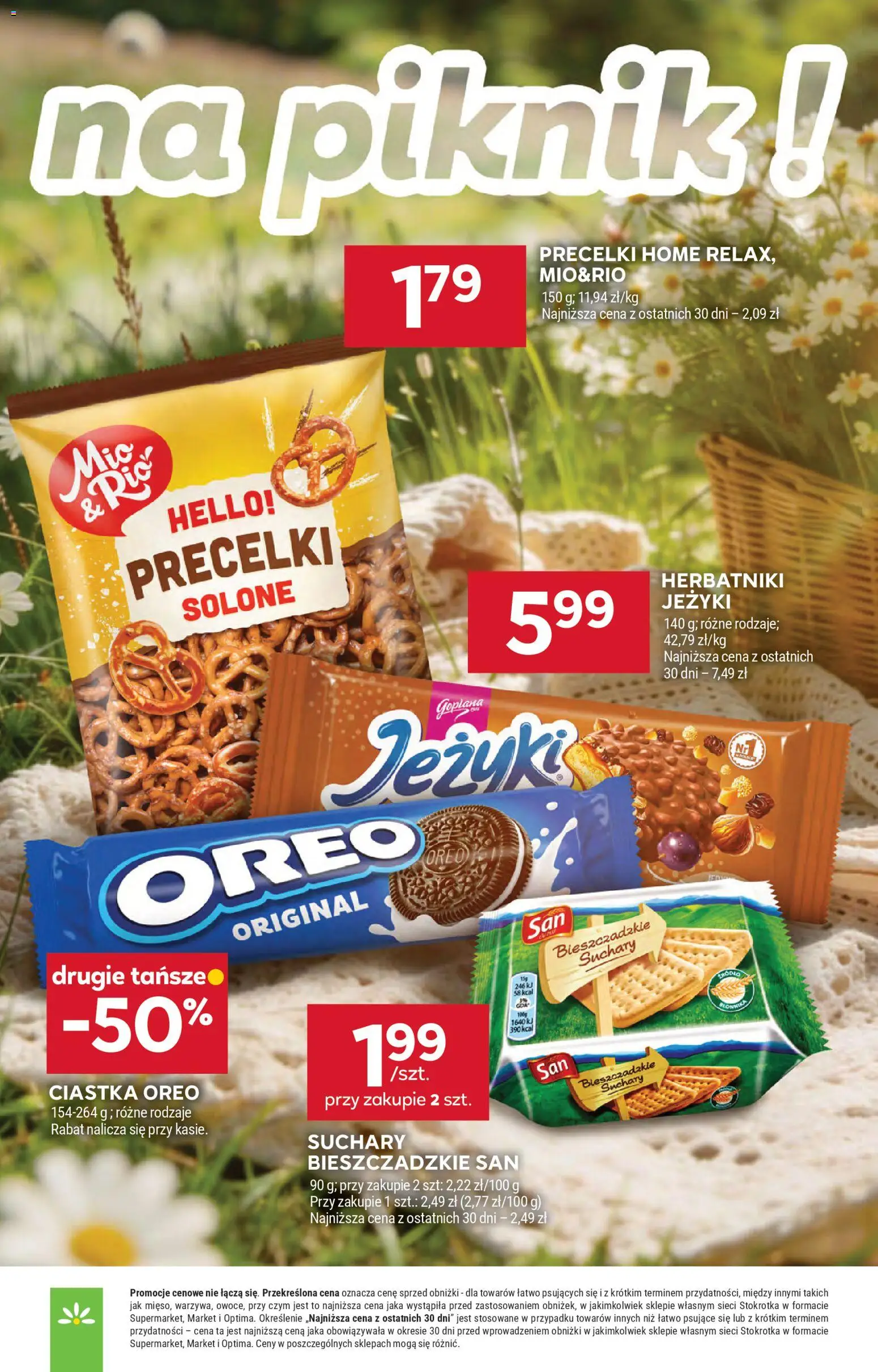 Stokrotka gazetka od 23.04.2026 | Strona: 29 | Produkty: Stokrotka, Herbatniki, Ciastka Oreo, Ciastka